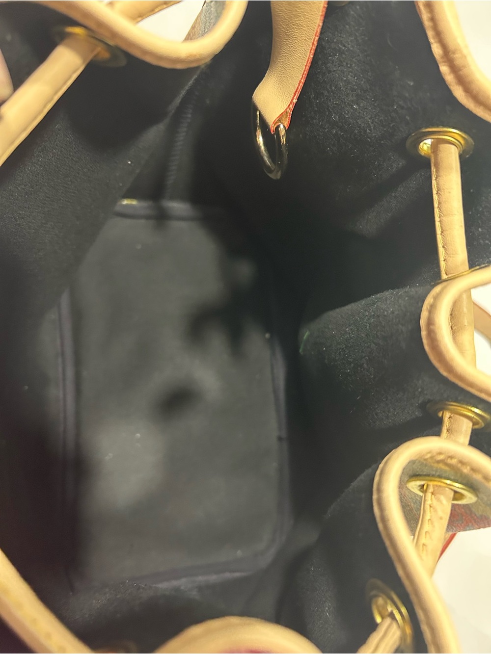 Dooney & Bourke Multicolor Signature Drawstring Bucket Bag - Picture 3 of 12